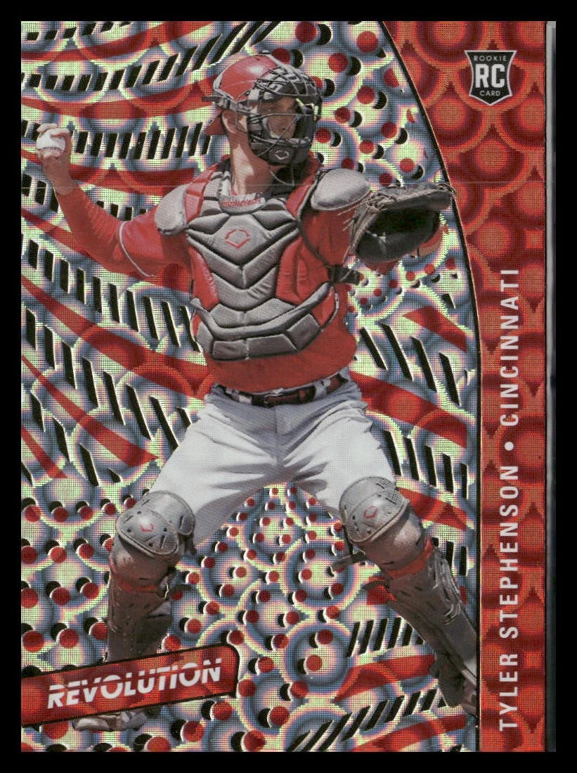 2021 Panini Chronicles #4 Tyler Stephenson Revolution Groove